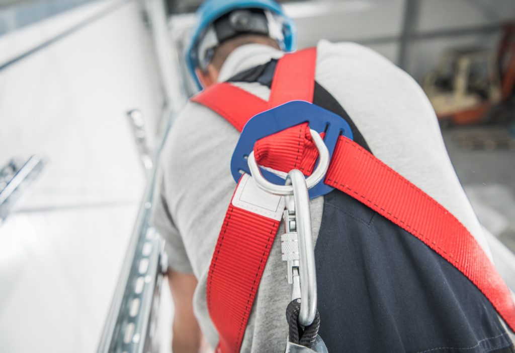 Safety Harness Working on Height.